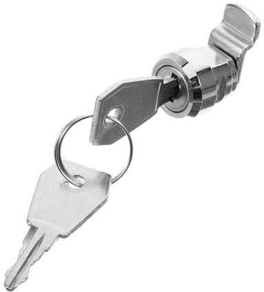 IWOWHERO Schloss Mit Schlüssel Aus Edelstahl Für Schrankschloss Und Kastenschloss Korrosionsbeständig Und Verschleißfest Für Wohnmobilschloss-ersatz Und Briefkastenschloss