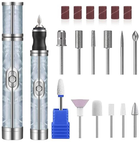 4 Speeds Nail Grinder,Electric Nail File for Thick Toe Nails,Electric Nail Grinder for Thick Toenails Ensures Long-Lasting Performance Thick Toenails Set,You can Easily Charge und Enjoy Long-Lasting