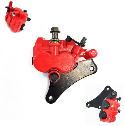 BREMSSATTEL BREMSZANGE 2-KOLBEN AUSFÜHRUNG - VORNE - TRÄGERPLATTE AUSWECHSELBAR für DIVERSE KYMCO 50 & 125 MOTOR ROLLER MODELLE.. AGM BENZHOU YIYING REX AGM JINAN QINGQI HYOSUNG MOTINO