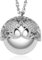 Dada Gioielli - Protection et amour pour les futures mamans - Collier bola de grossesse appelant les anges - Pendentif scintillant - Idées de cadeaux pour femmes enceintes (Tutto argento)