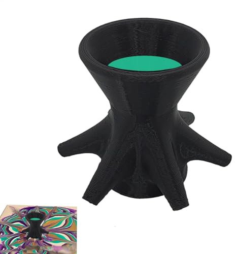 Tasses pour peinture florale - Coupes uniformes portables à 7 entonnoirs | Outils de peinture à flux, kits de bricolage de Noël, ensemble de dessin, filtres à fleurs, fournitures artistiques