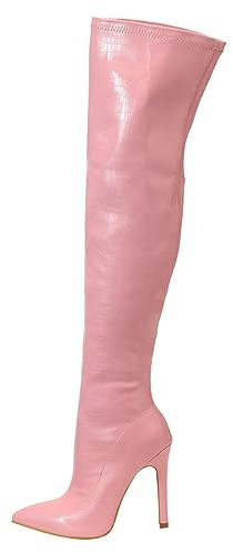 Generico Stivali Alti Donna Moda Tacco A Spillo Eleganti Con Interno Elasticizzato (39)