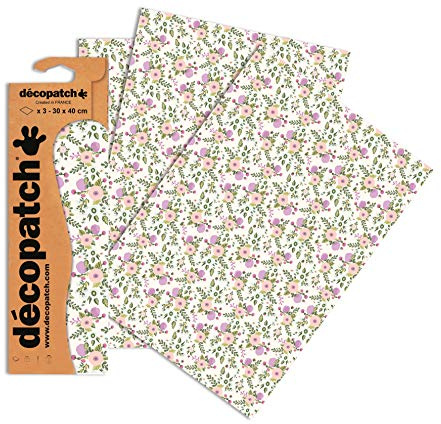 Décopatch C739O 3 Bogen Décopatch Papier 30x40cm