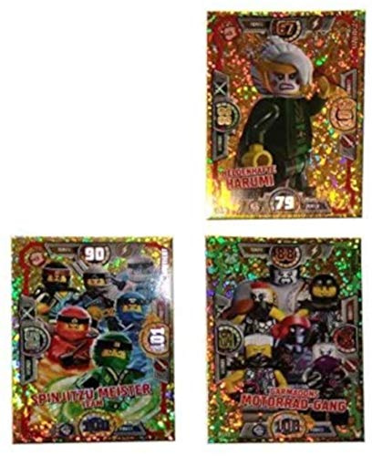 Serie 3 Ninjago Limitierte Gold Karten LE 9 LE 10 und LE 11