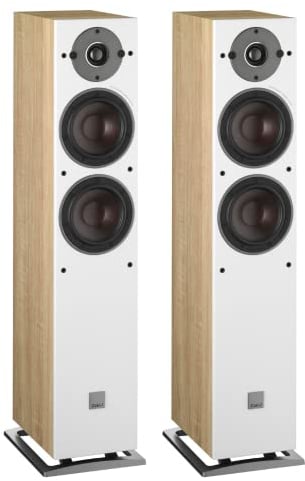 Dali Oberon 5 Standlautsprecher Paar - Passive Lautsprecher mit schlankem und elegantem Design, kombiniert mit herausragender High-End-Klangqualität für ein unübertroffenes Musik- und Heimkinoerlebnis