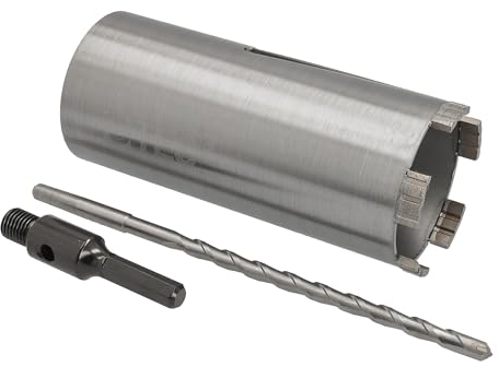 Couronne de foret diamant pour béton Longueur utile 180 mm Embout hexagonal et foret de centrage