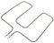 sparefixd Bottom Base Heating Element 1100w to Fit Logik Oven
