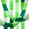 6 Pcs Partygirlanden Grün Deko Banner Papier Hängende Dekorationen für St.Patrick’s Day Geburtstag Taufe Kommunion Konfirmation Karneval Fasching Fastnacht Hawaii Party usw.