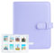 Fotoalbum with 256 Taschen, EAAERR Fotoalbum passend für 3.93 Inch Film(5.8cm*8.8cm) Fujifilm Instax Mini 9/Mini 8 / Mini 25 / Mini 11 / Mini Link Drucker, Polaroid Snap PIC-300 (Violett)