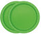 WedDecor Piatti di carta quadrati usa e getta da 23 cm, colore verde lime, per picnic, matrimoni, compleanni, anniversari, baby shower ed eventi natalizi, confezione da 16