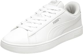 PUMA Unisex Rickie Classic Sneaker, Weiß, kühles Hellgrau, 43 EU