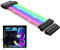 Joberio Cavi di alimentazione RGB, kit di prolunga cavo GPU da 14,37 pollici, striscia led al neon per cavo scheda madre, cavi RGB indirizzabili per componenti interni PC