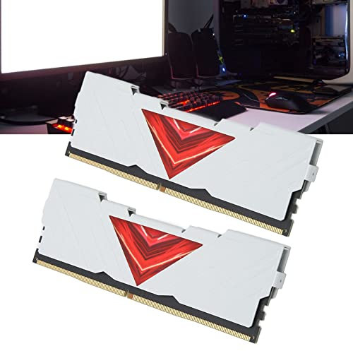 Cuifati Dual RAM, 8 GB DDR4 RAM 3600 MHz PC4 28800U Computerspeichermodul 1,35 V für PC Gaming 3A und 3D-Design, Plug-and-Play (Weiss)