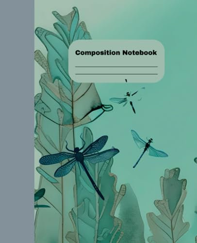School Notebook: Twilight Dragonflies