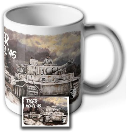 Lukas Wirp Tasse Tiger Panzer Memel 45 Marsch Brückenkopf Front #42716