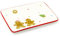 Carousel Home Ceramic Rectangle Christmas Gingerbread Plate | Festive Serving Dish Christmas Serving Plate | Christmas Tableware 25 x 17cm Xmas Snack Plate