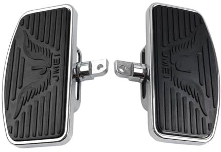 Three T FSFY Pédales de marchepied arrière pour repose-pieds passager en aluminium chromé pour moto Harley Touring Sportster 1200 883