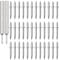 Lot de 200 clous à double tête sans couture avec fil de socle à double tête pour plinthes sans traces, vis de plinthe avec 2 outils de douille spécifiques aux ongles
