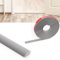 Flintronic Übergangsprofil Selbstklebend, 2m x 3.5cm PVC Boden-Leiste, Übergangsleiste Boden, Übergangsschiene ohne Bohren, Abdeckleiste für Fliesen, Holz, Laminat, Höhenausgleich 5mm(Graue)