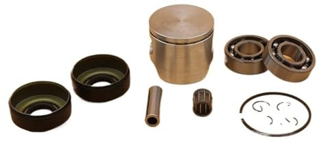 GADSJI Sello de aceite del cojinete del cigüeñal del conjunto del anillo del pasador del pistón de 44mm y 45mm, for piezas de repuesto de motosierra HUSQVARNA, 350 351 353 Kit de sellos de cojinetes(4