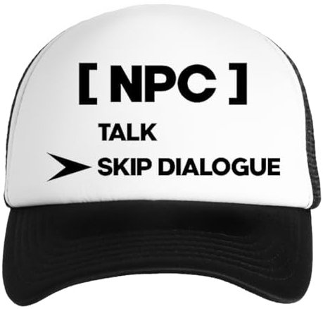 Newtee NPC Skip Dialogue Kid Cap Flexible Baseball Snapback Für Jungen Und Mädchen