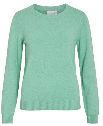 Vila Damen Viril O-Neck L/S Knit Top - Noos Viril O-Neck L/S Knit Top - Noos (1er Pack)