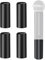 YIBEICO 4-Pack Replacement Battery Cover for Shure BLX2/SM58,Beta58,PG58 Wireless Microphone to Repair The Broken Part
