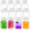 BNPHSIN 12 Pcs Ginger Shot Bottles with Lids, 50ml Juice Shot Bottles Plastic Leak-proof Reusable Bottle for Storing Coffee, Smoothie, Milk & Juice Beverages