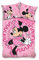 Carbotex Minnie Mouse Pink Single Reversible Duvet Cover and Pillowcase Set - European Size
