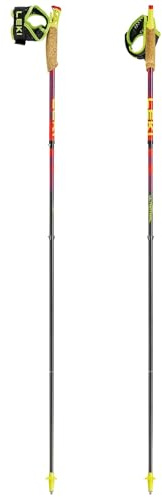 LEKI Ultratrail FX.One SL Bâtons de Trail pour Homme et Femme | Carbone Pliables | Ultra légers | Longueur Fixe
