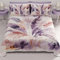 PETTI Artigiani Italiani - Copriletto Piazza e Mezza Estivo 220x260cm 100 g/m² Double Face, Trapuntino Piazza e Mezza Primaverile, Trapunta Leggera, Palma Lilla, 100% Made in Italy
