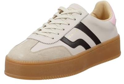GANT 32531202/G265 Damen Sneaker Low Leder in Weiss-Kombi - Gr. 36
