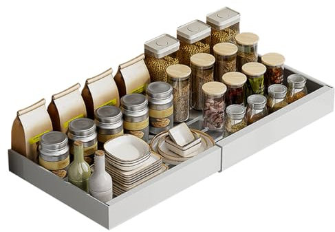 fayarrd Debajo de los organizadores del fregadero y el almacenamiento se puede ver el organizador del gabinete | Desvestirse debajo del fregadero Gabinete - Almacenamiento multifuncional resistente