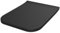 Nes Home Square Slim Soft Close Toilet Seat and Seat Cover Matte Black