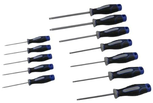 US PRO INDUSTRIAL 12PC Tamper Torx Star Screwdriver Set T6 - T45 4619