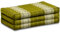 Nachhaltige Kindermatratze aus Kapok - 140x70x8cm - Klappmatratze, Reisebett Kinderbett faltbar, ökologische Yogamatte klappbar, Spielmatte, Liege für Garten und Balkon (Grün)