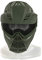 LEJUNJIE Máscara de Malla de Acero táctica Máscara de protección para Cara de Seguridad Transpirable para CS Field Airsoft Paintball