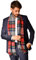 MayTree Kaschmir-Schal für Damen und Herren - Weicher Wollschal aus 100% Kaschmir, kariert, 180 x 30 cm - Luxuriöser Winter-Schal - Tartan Rot Grau