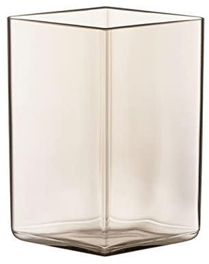Iittala 1052180 Ruutu - Jarrón de Cristal (Lino)
