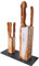 D.O.M.® Double Knife Block Made of Olive Wood