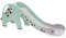 Baby Vivo Kinder Rutsche Kinderrutsche Gartenrutsche Kleinkinderrutsche Kunststoff Giraffe Garten Rutsche abgerundete Ecken & Kanten für Indoor & Outdoor in Türkis
