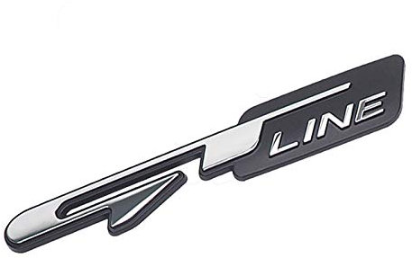 3D Emblem GT Line Logo Autoaufkleber Kofferraumdekoration für KIA KX5 K3 K4 K5 Sportage Stinger Forte Ceed Cerato Rio