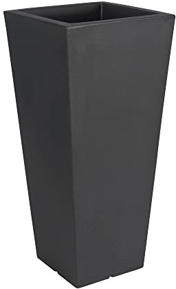 Kentis - Vasi Alti in Resina per Piante con Doppio Fondo da Esterno e Interno - Vaso Decorativo Grande
