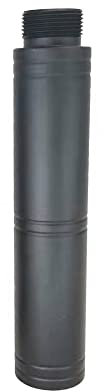 Extension Tube For Mic 5/8 Male,4 inch(Extra-long),Extension Pipe for Wall Mount Mic Stand Used for Various Mounting Devices like Micphone Gooseneck,Clip,Stand & Black 0Pack