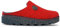 Rohde Easy N 35 Clogs Damen Hausschuhe Pantolette Filz 6120 43 rot, Schuhgröße:43 EU