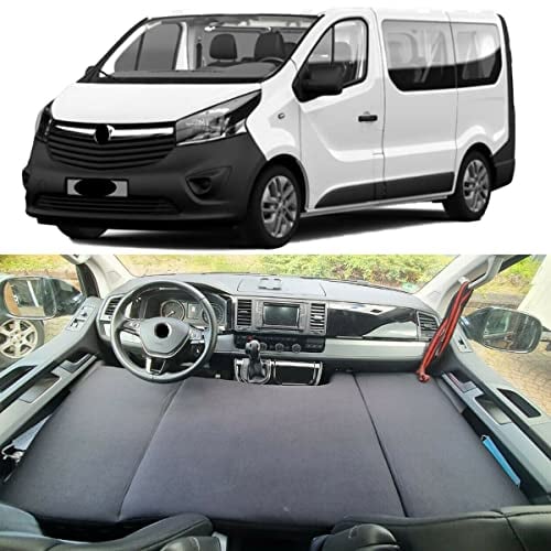 BREMER SITZBEZÜGE Camper-Bett Kinderbett Fahrerhausbett kompatibel mit Opel Vivaro B ab 2014-2019 Wohnmobil zubehör Wohnmobilbett Camping Camper Zubehör