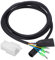 BuyWeek E-Bike Motor Extension Cable, Electric Bicycle Motor Adapter Cable 1300mm Waterproof Female Head 9 Pin Plug Electric Bike Motor Conversion Cable