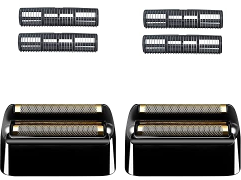Ersatzscherteil Kompatibel mit BaByliss Folienrasierer FXFS2G / FXFS2 Rasierer,Elektrorasierer Scherkopf Scherfolie Kompatibel mit BaByliss Pro Folienrasierer,2 Sätze