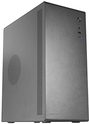 Tacens ORUMX, Case Micro-ATX Ultracompatto, Struttura in Acciaio Rinforzato, 1x Ventola Posteriore da 80mm, Mini Tower PC con Grande Capacità Interna, PSU SFX, USB 3.0, Nero
