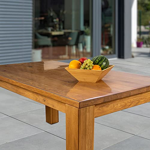 laro 2 mm Dicke Tischfolie Tischdecke Transparent Durchsichtig Abwaschbar Garten-Tischdecke Tischschutz-Folie PVC Plastik-Tischdecken Wasserabweisend Eckig Meterware, Größe:85x85